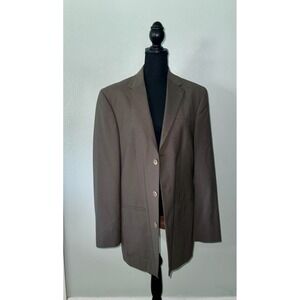 Wilke Rodriguez Men's Blazer 40L Long Brown Taupe Business Casual Career Jacket